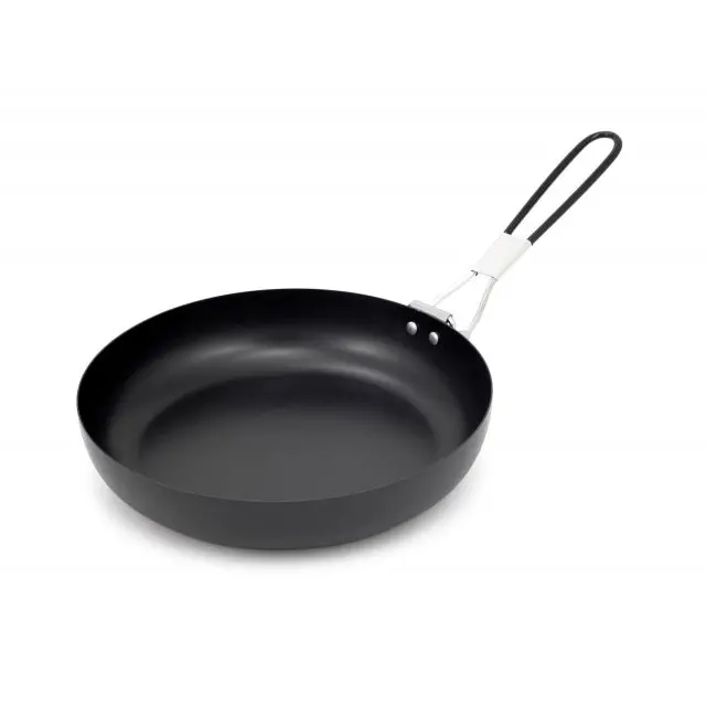 12-Inch Steel Non-Stick Fry Pan for Camp Cooking