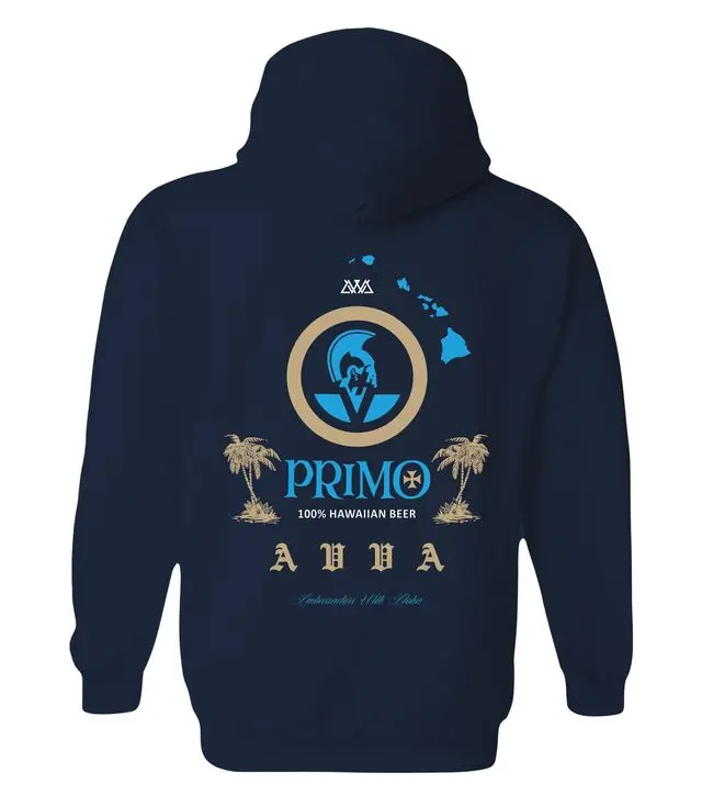 Avva Beer Thirty Hooded Sweatshirt – Navy