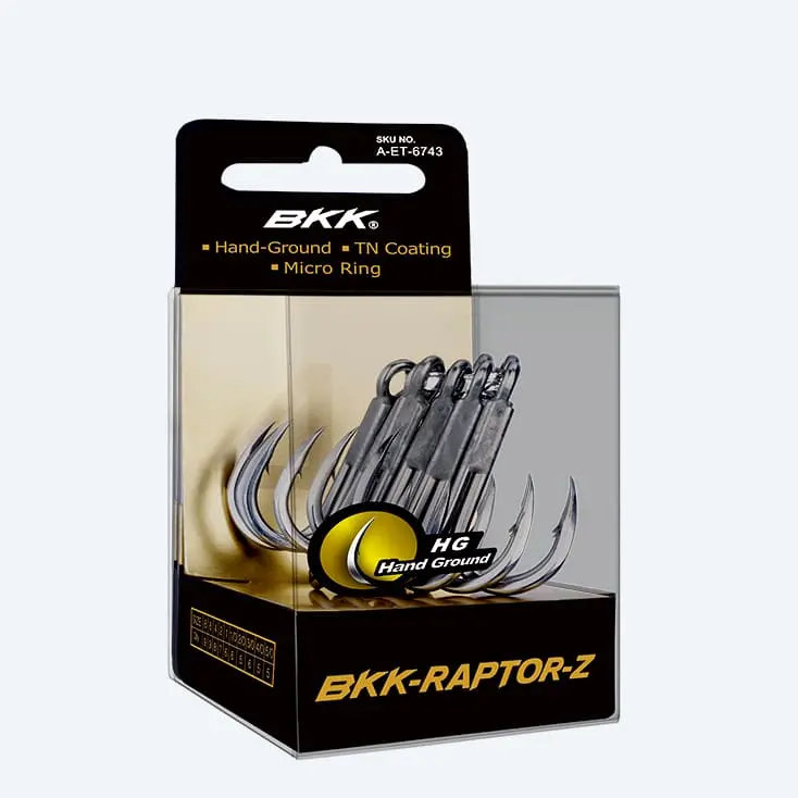 BKK Raptor Z Treble Hooks – Sharp Triple-Point Lure Hooks