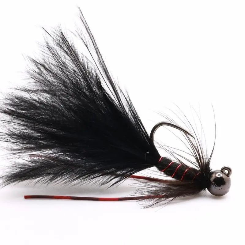 Black Jig Bugger – Sleek, Weighted Streamer for Deep Runs