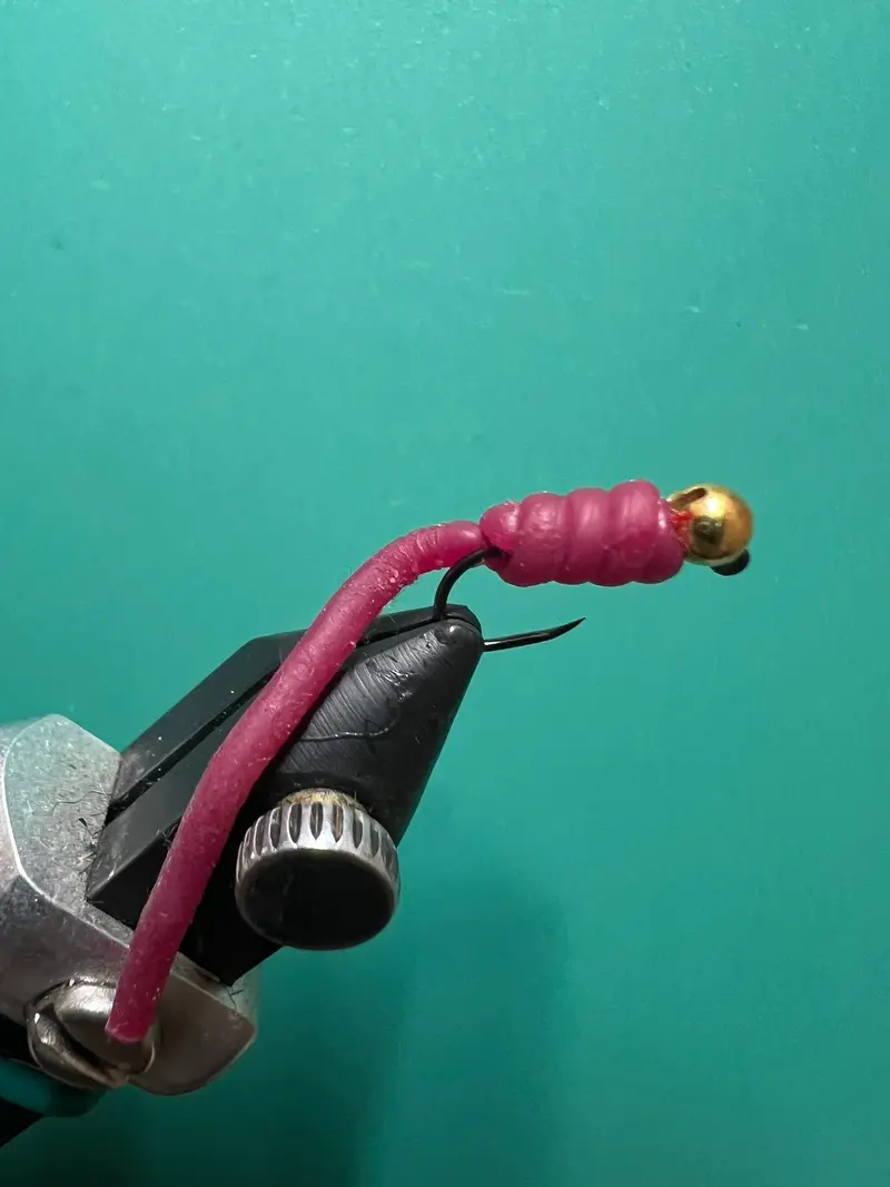 Bloodworm Red Squirminator Fly