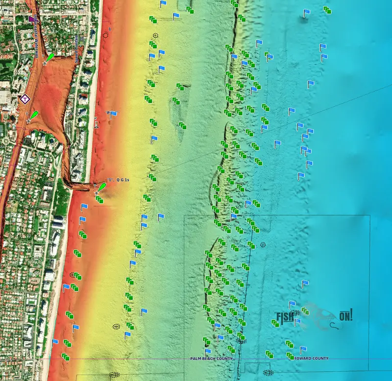 Boca Raton FL Fishing Spots – GPS Map Coordinates