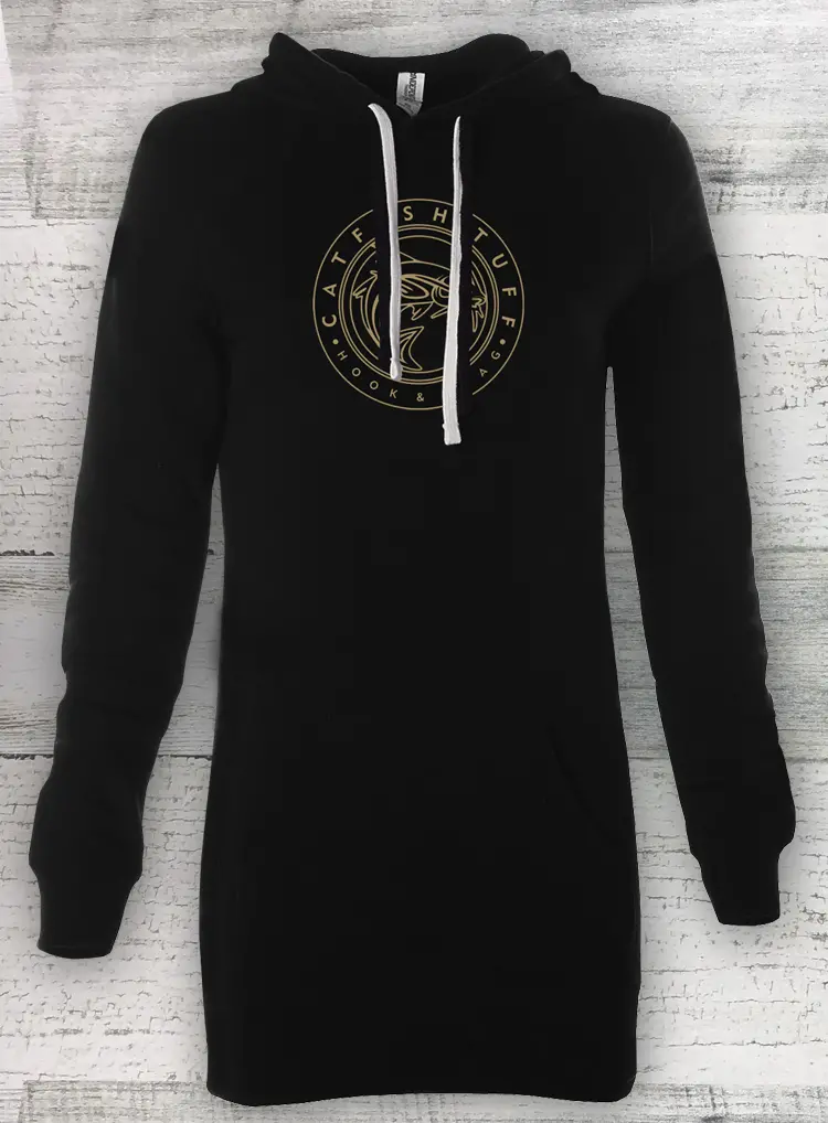 Catfish Tuff Circle Series Midweight Blend Hooded Pullover Dress