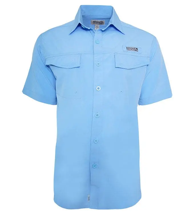 Coastline Men’s Ventilated Short-Sleeve UV Fishing Shirt