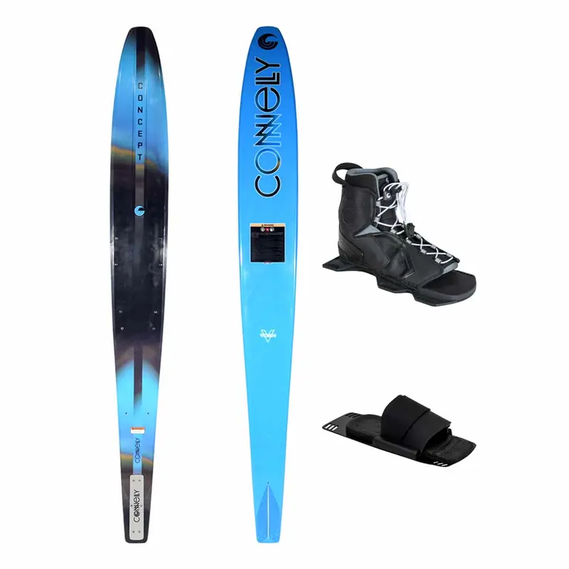 Connelly Concept Slalom Ski with Tempest Binding & Adjustable Lace Toe Plate