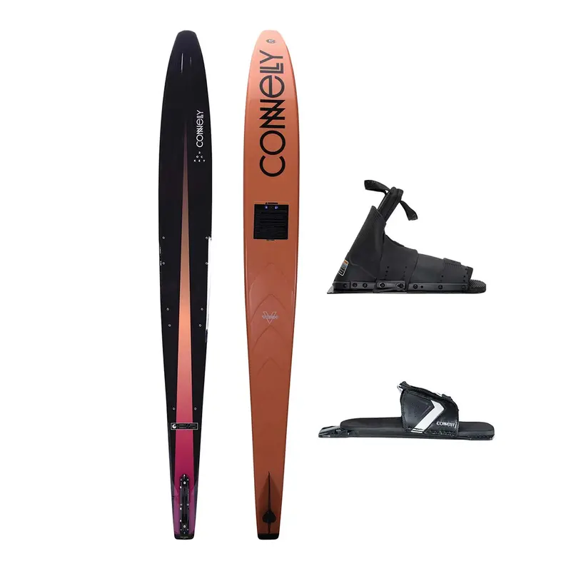 Connelly Rocket Slalom Ski with Stoker Binding & Adjustable Lace Toe Plate