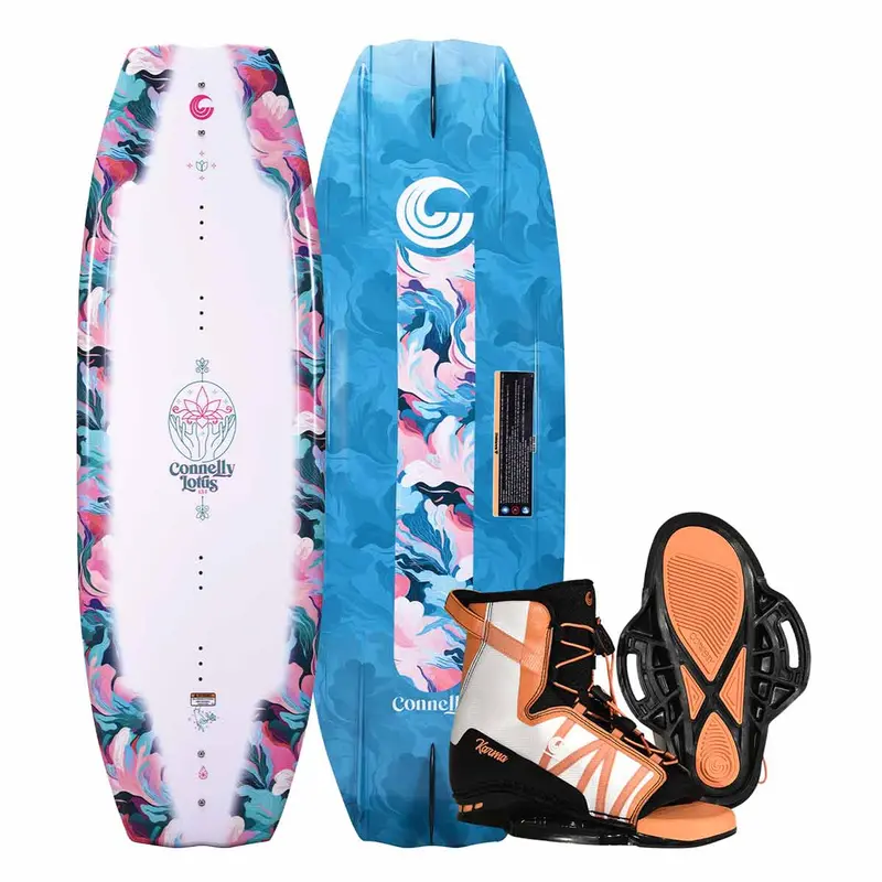 Connelly Women’s Lotus Wakeboard + Karma Bindings Bundle