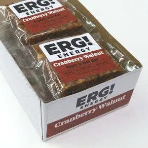 ERG! Cranberry Walnut Energy Bars – 12-Bar Box