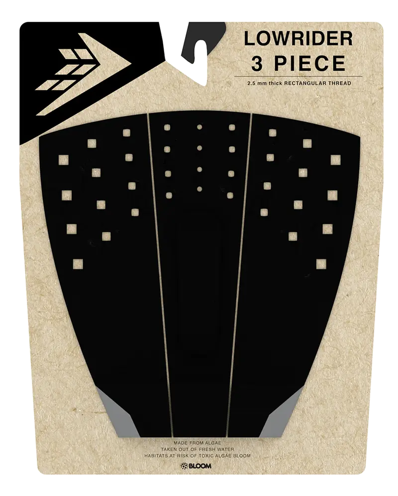 Firewire Lowrider Arch 3-Piece Traction Pad – Black & Charcoal Variant