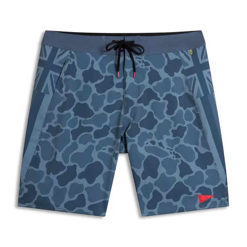 Florence Marine X F1 Pro Hawaii Camo Boardshorts in Maritime Camo