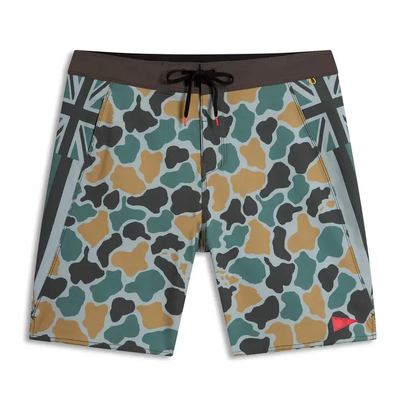 Florence Marine X F1 Pro Hawaii Camo Boardshorts – Peace Camo Pattern