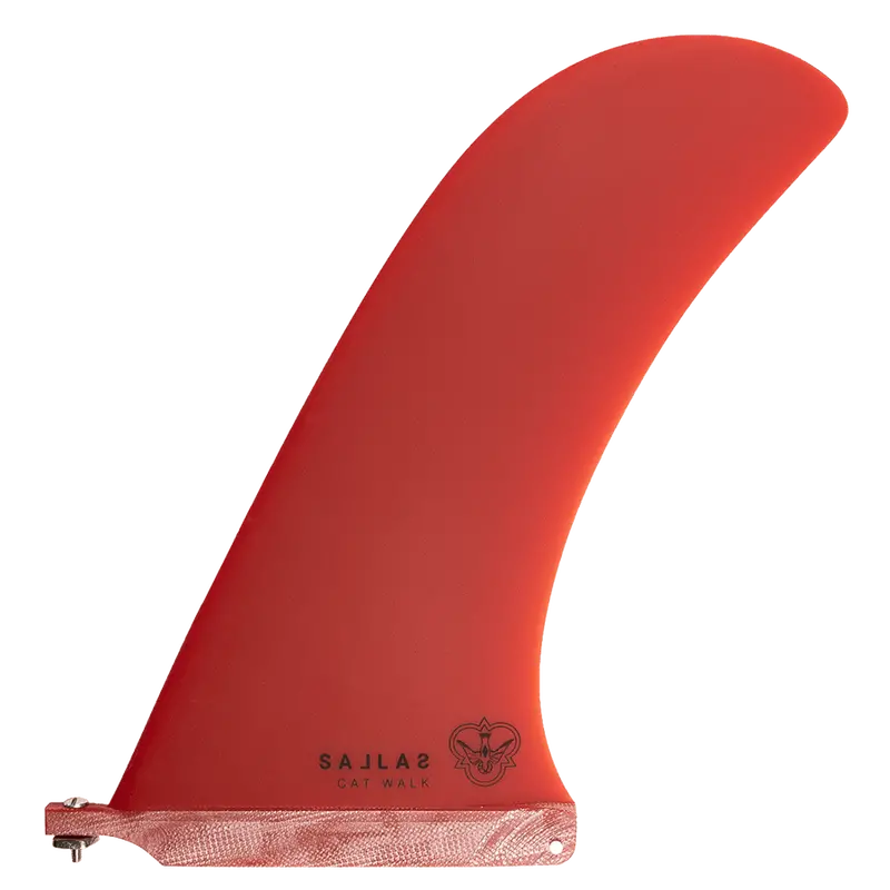 Flying Diamonds Sallas Cat Walk Pivot Surf Fin – 9.5″, Red