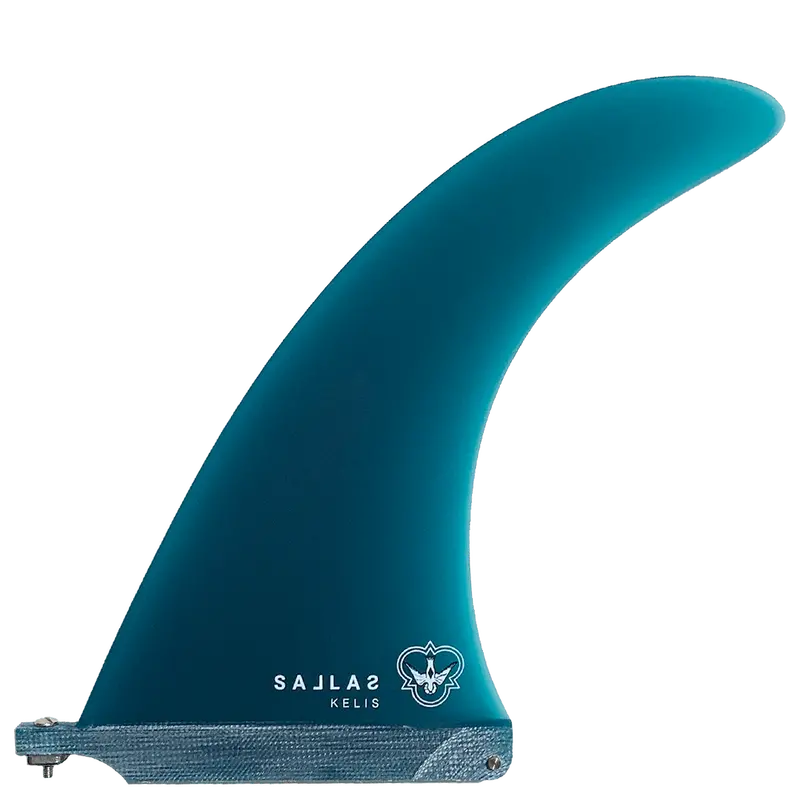 Flying Diamonds Sallas x Kelis Surf Fin – 9.5″, Teal