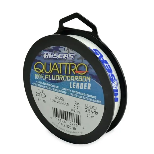 Hi-Seas Quattro Camo Fluorocarbon Fishing Line