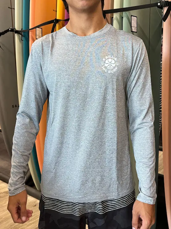 HIC Interval Kai Kahili Long Sleeve Rash Guard – Heather Gray