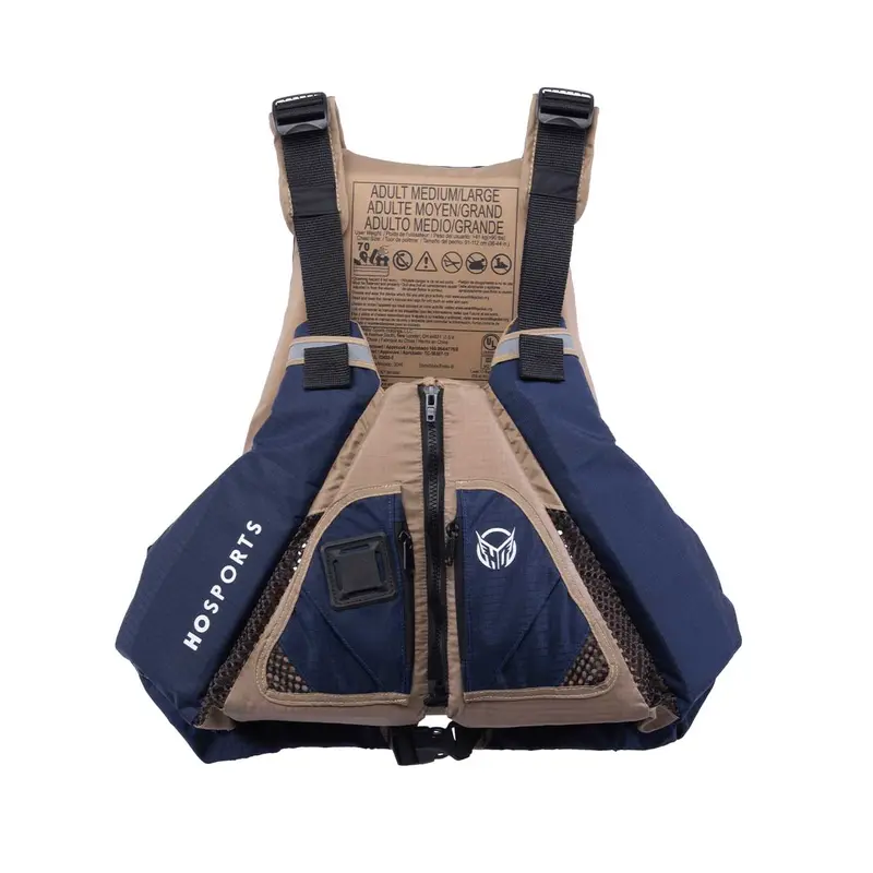 HO Atlas Nylon Paddle Vest – Tan Colorway for Kayakers and Paddlers