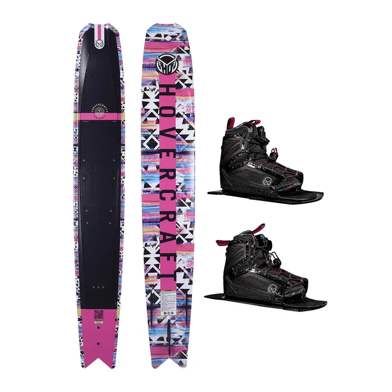 HO Hovercraft Tribal Pink Slalom Ski – Dual 110cm Women’s Bindings