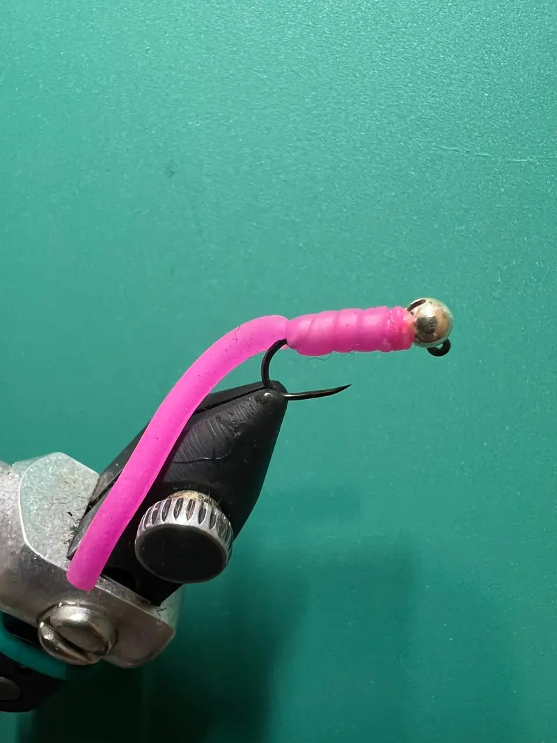 Hot Pink Squirminator Trout Fly