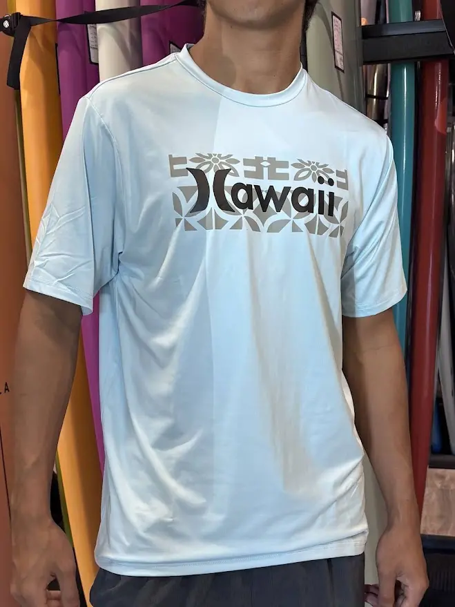 Hurley Hawaii Boxed Hybrid UPF Shirt – Navy Blue