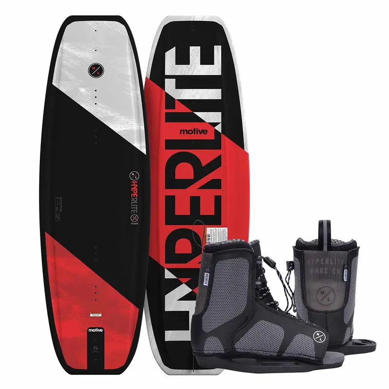 Hyperlite Motive Jr Wakeboard for Boys with Remix Bindings