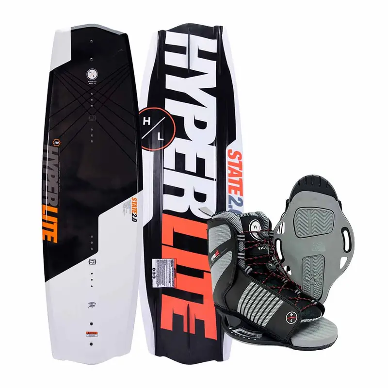 Hyperlite State 2.0 Dual-Use Wakeboard with Remix Bindings