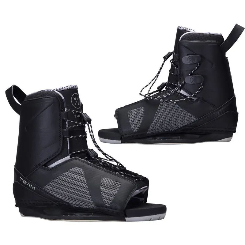 Hyperlite Team OT Adjustable Wakeboard Bindings – Open-Toe Design