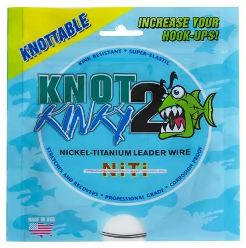 Knot 2 Kinky Nickel-Titanium Single-Strand Fishing Wire