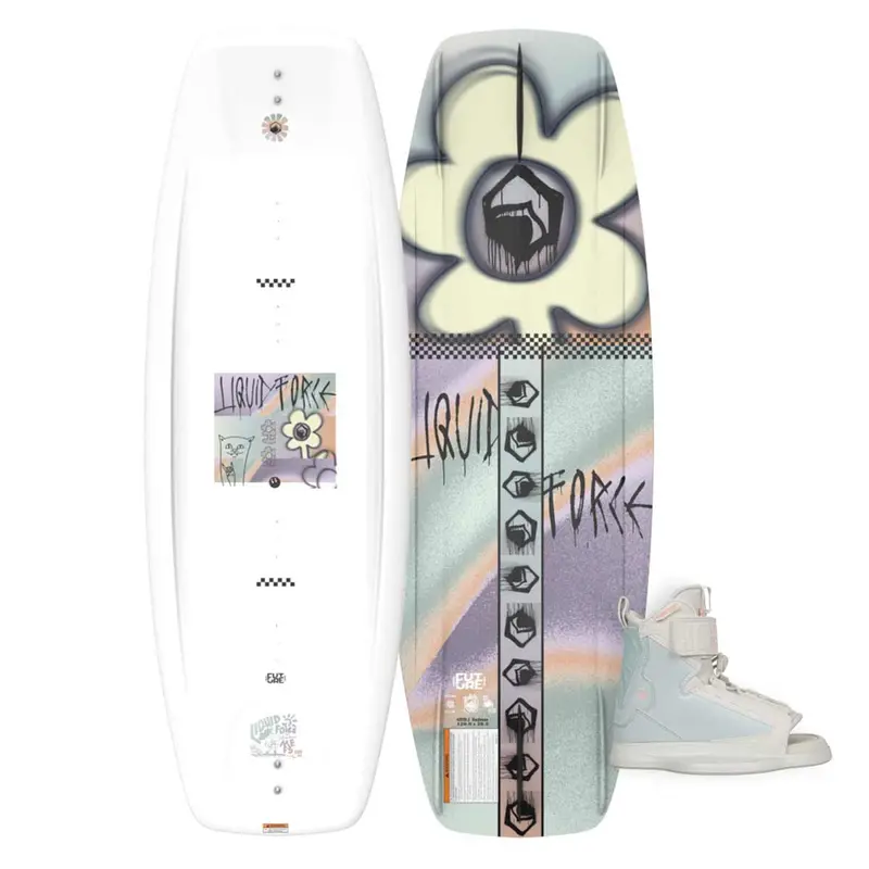 Liquid Force M.E. FS Girls’ Wakeboard with Dream Bindings
