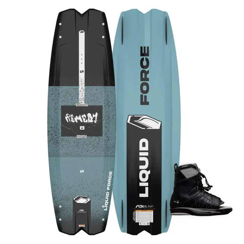 Liquid Force Remedy Wakeboard with Transit 6X Bindings