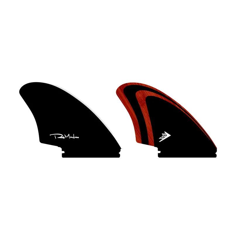 Machado Twin Keel Single-TAB Fin – Matte Black