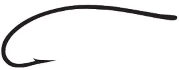 Natural-Bend Dry Fly Hook (Model 200R)