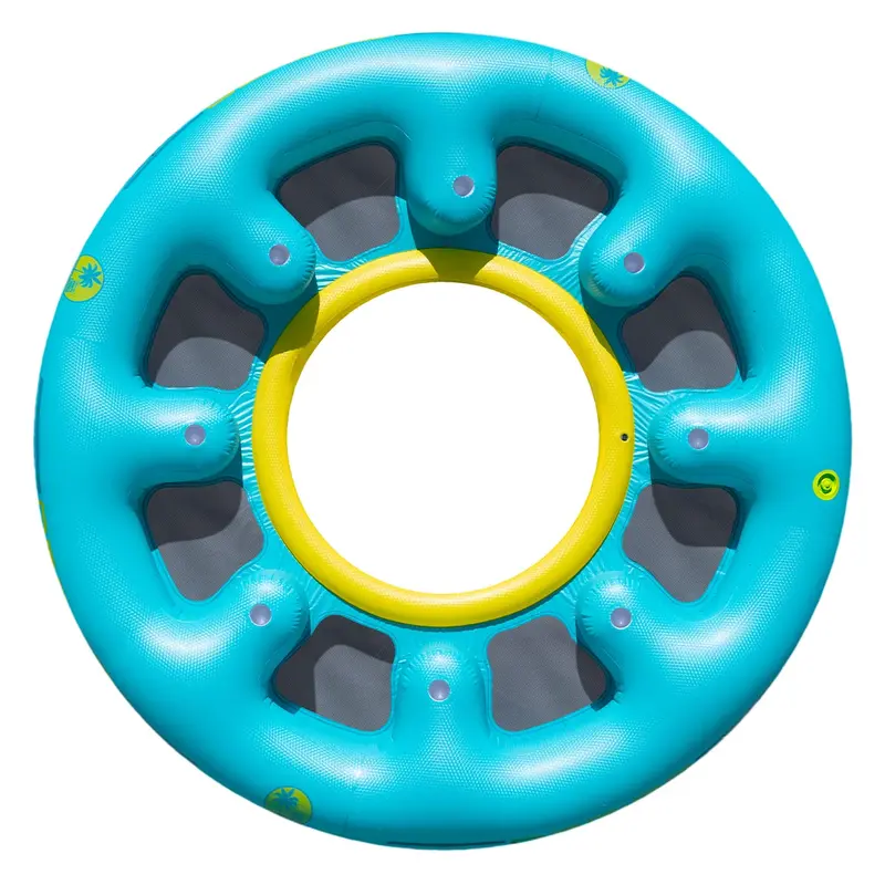 O’Brien 8-Person Party Lounge Floating Lounger for Lakes and Pools