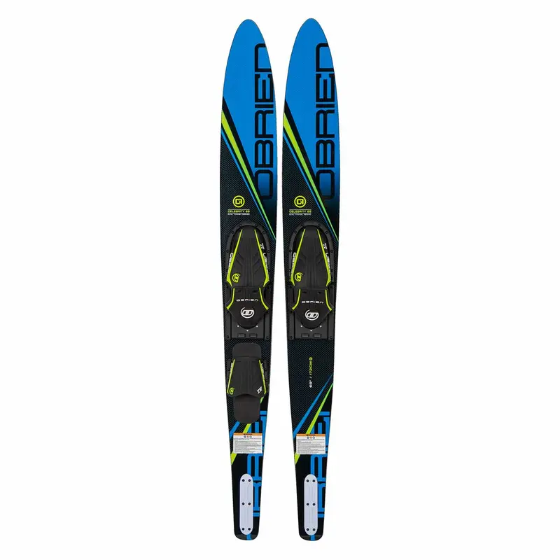 O’Brien Celebrity 68-Inch Combo Water Skis – Blue Design for Beginners