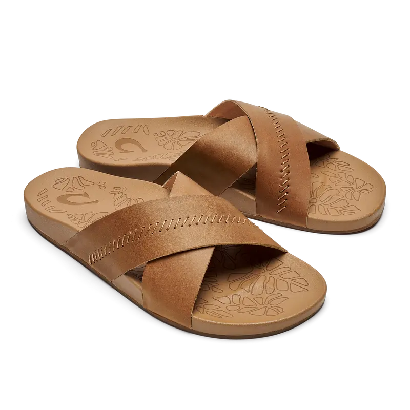 Olukai Kipe’a ‘Olu Women’s Sandals – Sahara Beige