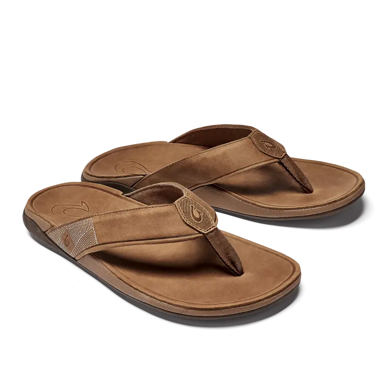 Olukai Tuahine Sandals for Men – Toffee Tone
