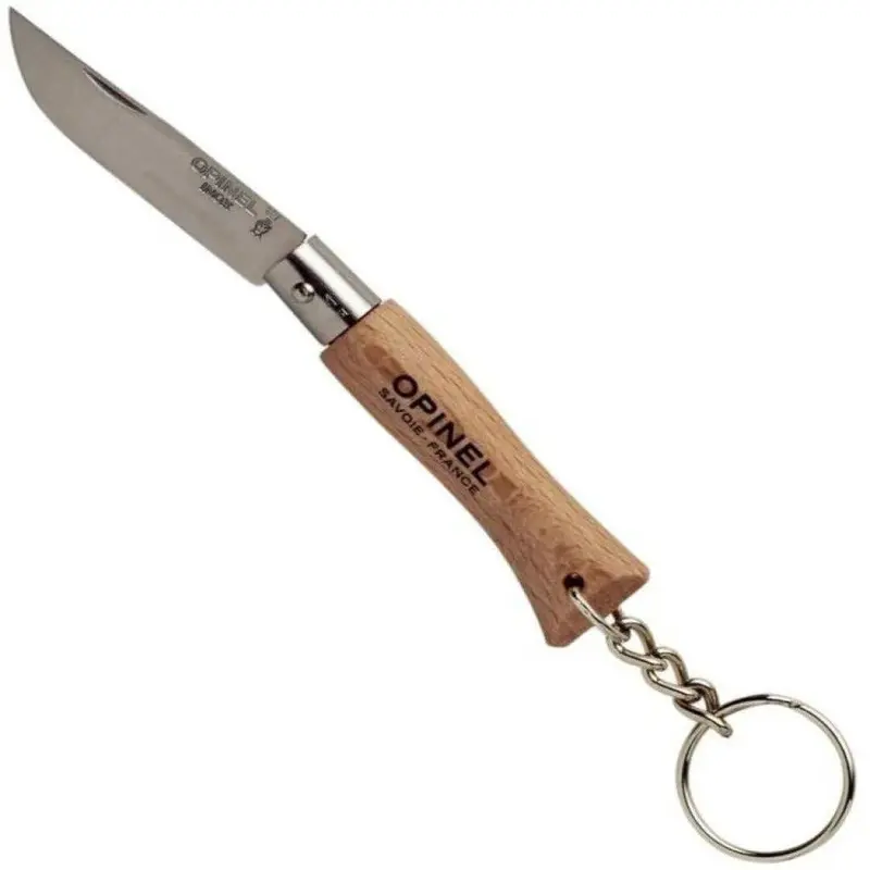 Opinel No. 4 Stainless Steel Keyring – Durable, Minimalist Pocket Tool Accessory