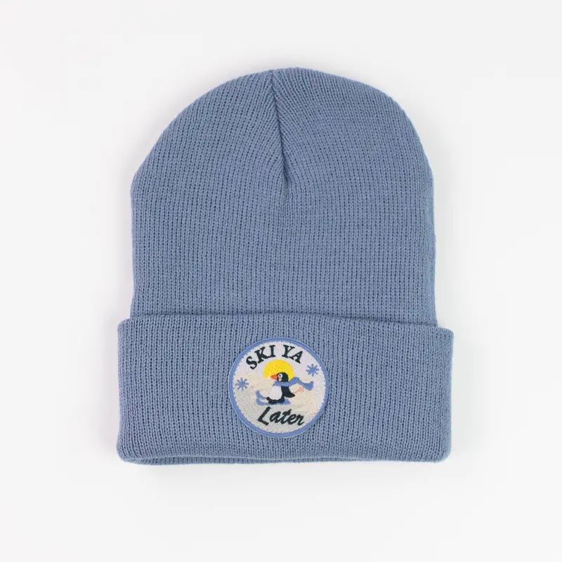 Pacific Ski-Themed Beanie for Babies and Toddlers (Ages 0–4)