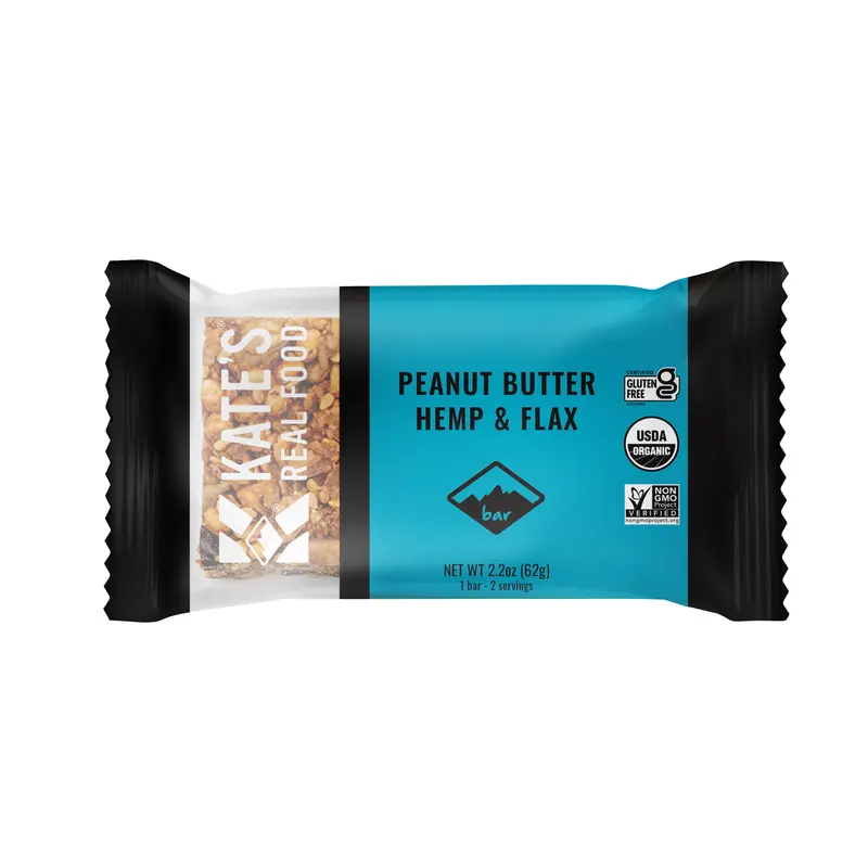 Peanut Butter Hemp & Flax Energy Bar by Kate’s Real Food