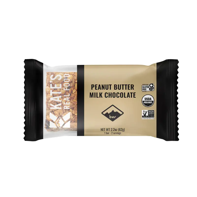 Peanut Butter Milk Chocolate Energy Bar by Kate’s Real Food