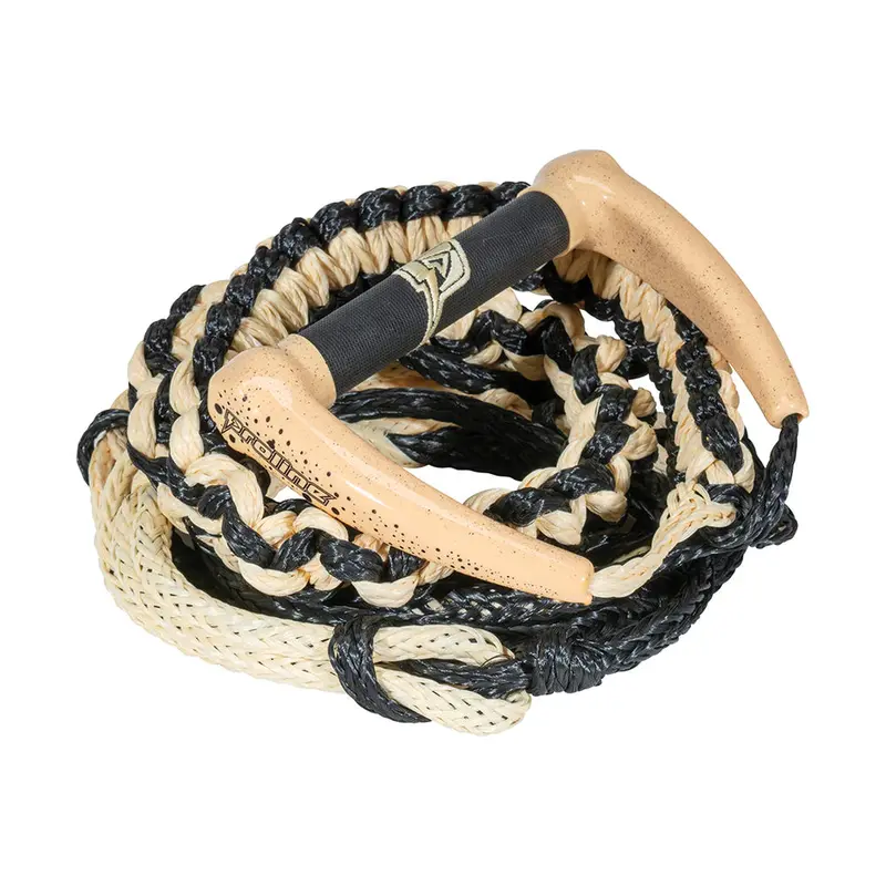 Proline LG Suede Wakesurf Rope – 20 ft with Ergonomic Handle