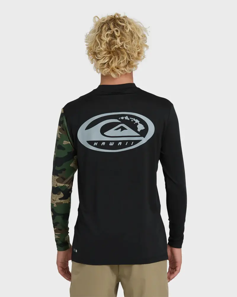 Quiksilver Hi Everyday Camo Long Sleeve Surf Shirt