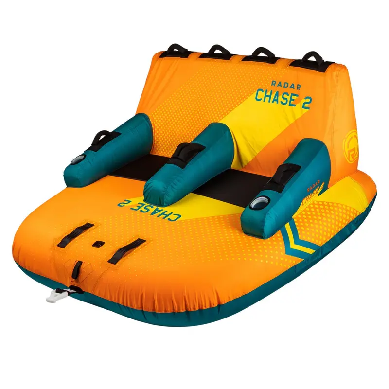 Radar Chase 2-Rider Inflatable Towable Tube for Dual Riders