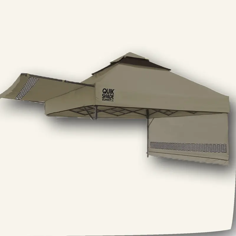 Replacement Canopy Top with Awning and Dual Vents for Quik Shade Summit SX170 10×10 Canopy