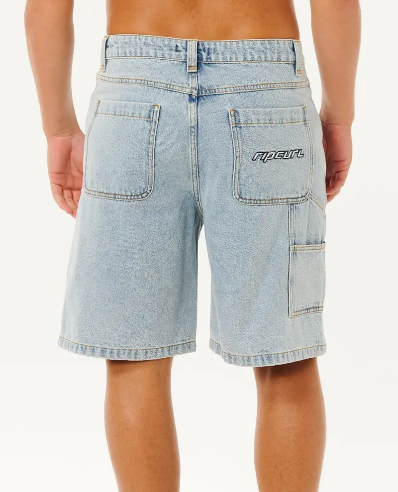 Rip Curl Nu Dose 22-Inch Denim Walkshort in Washed Blue