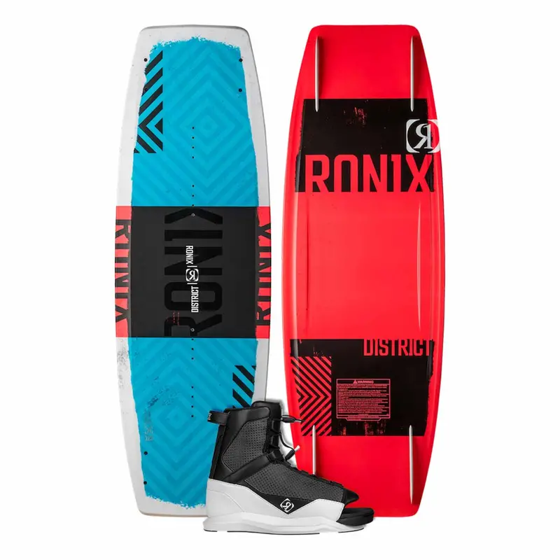 Ronix Boy’s District Wakeboard with District Bindings