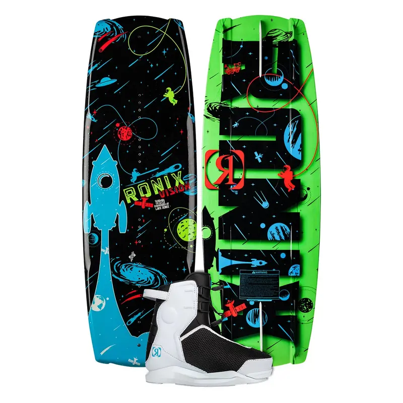 Ronix Boys’ Vision Wakeboard with Kid’s Vision Pro Bindings