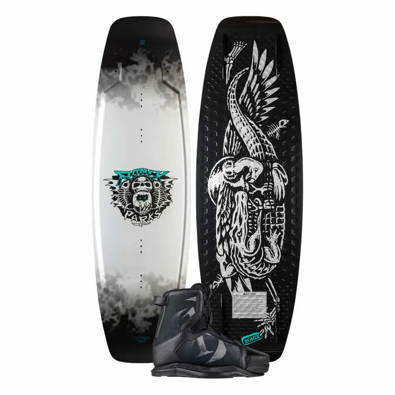 Ronix Parks Wakeboard with Park Bindings