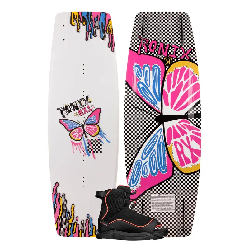 Ronix RX1 Girls’ Wakeboard with Luxe Youth Bindings