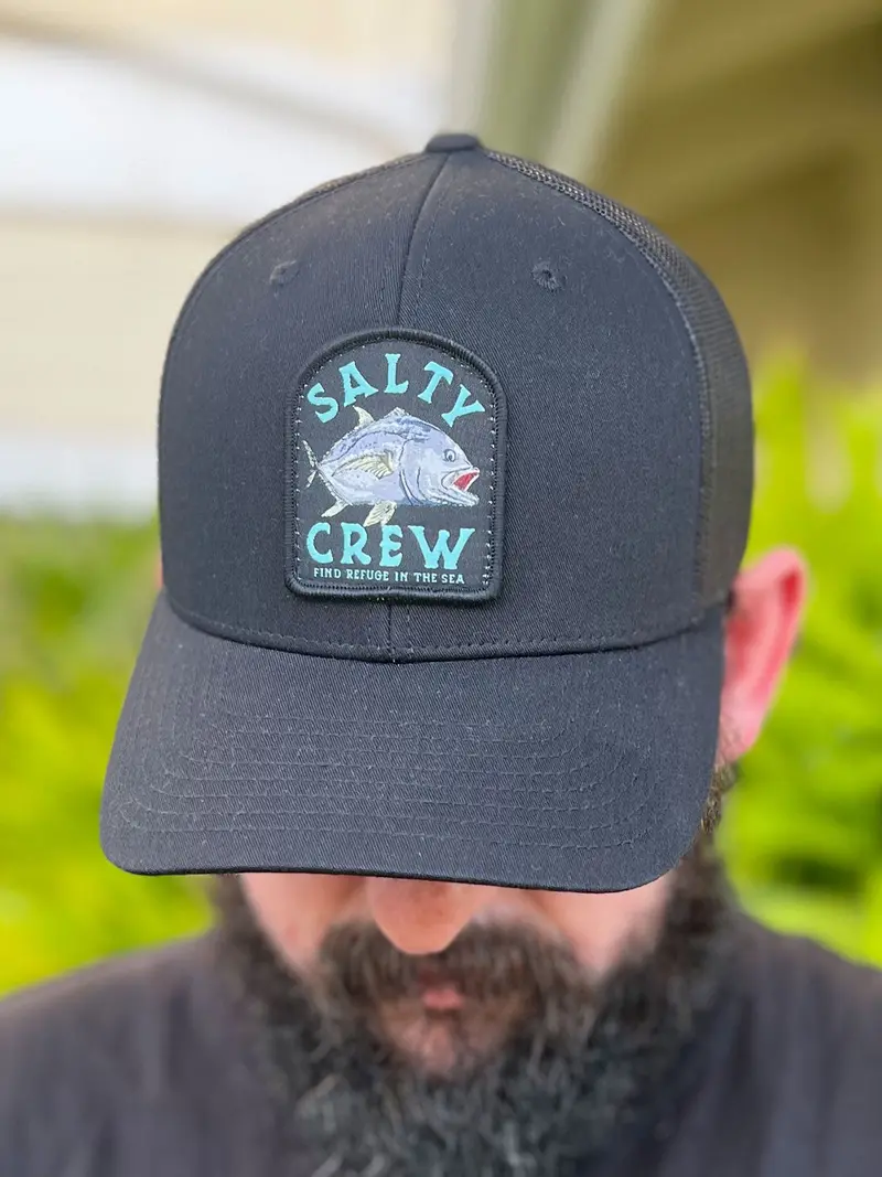 Salty Crew Hi Ulua Snapback – Matte Black Profile