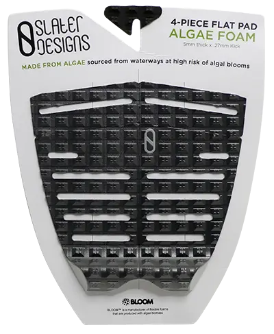 Slater Designs 4-Piece Flat Traction Pad – Black/Gray